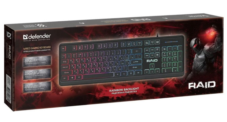 Клавиатура Defender Raid GK-778DL RU