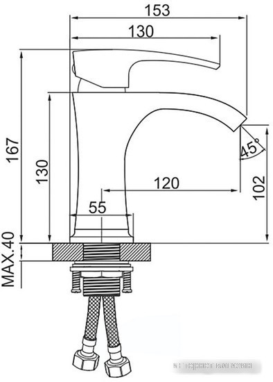 Смеситель Gerhans K11014B-7