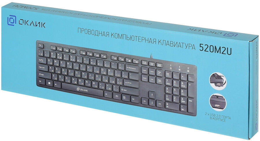 Клавиатура Oklick 520M2U