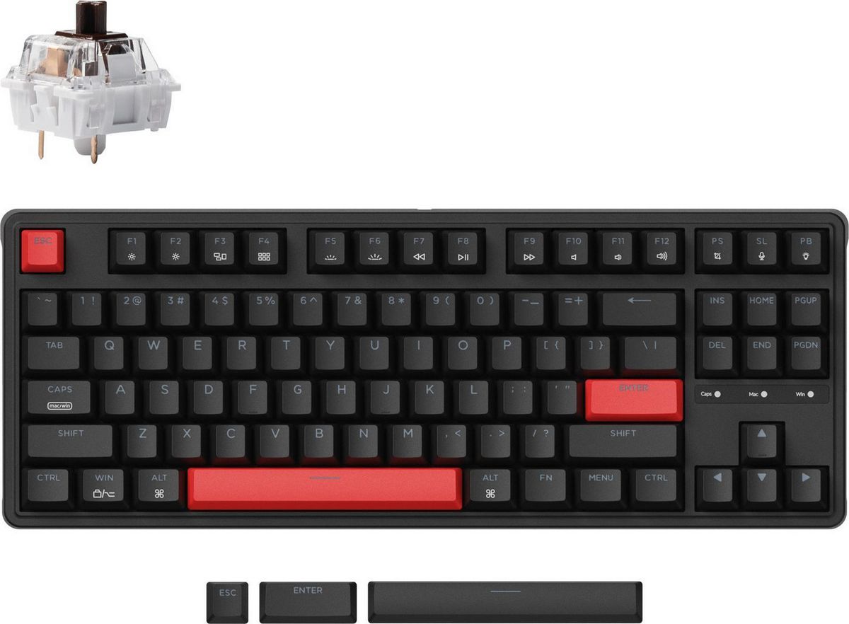 Клавиатура Keychron C3 Pro RGB C3P-H3-RU (Gateron G Pro Brown)
