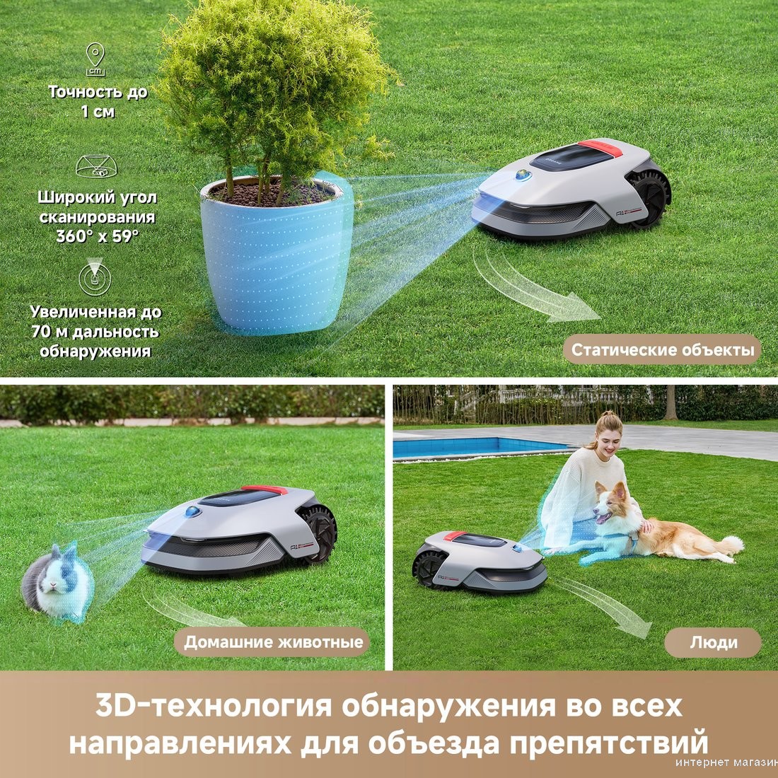 Газонокосилка-робот Dreame Dreame Roboticmower A1 Pro MLLA7210