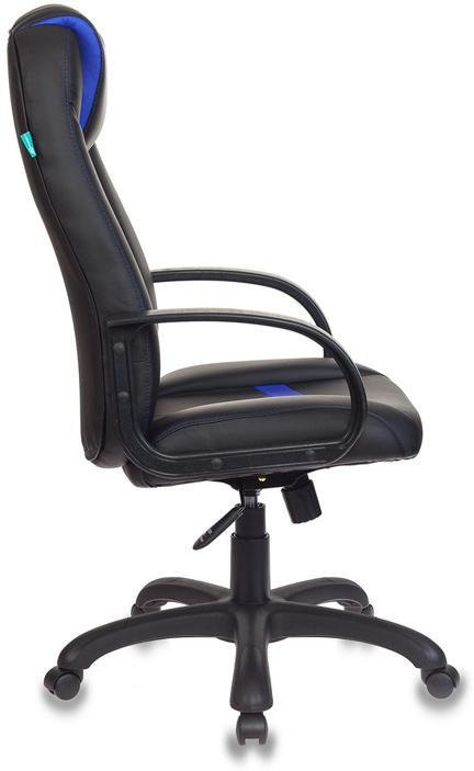 Кресло Бюрократ VIKING-8/BL+BLUE (черный/синий)