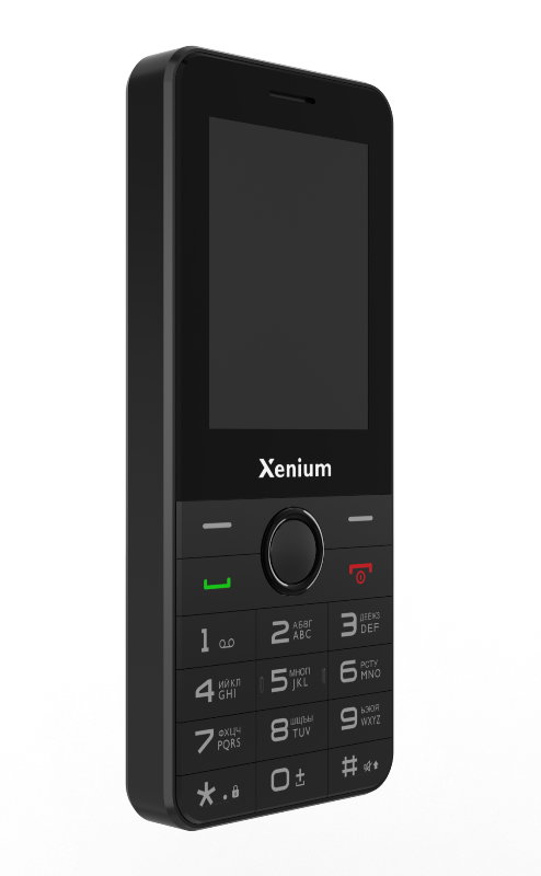 Кнопочный телефон Xenium X240 (черный)