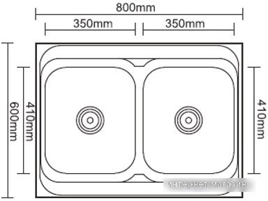 Кухонная мойка Ledeme L98060B-6