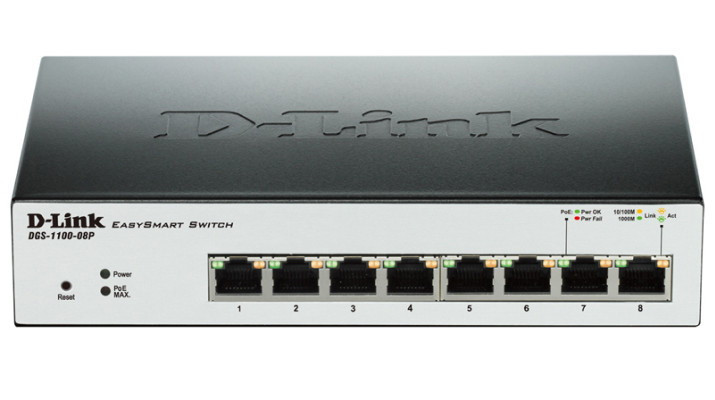 Коммутатор D-Link DGS-1100-08PLV2/A1A