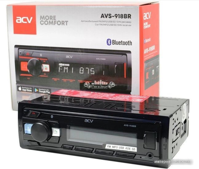 USB-магнитола ACV AVS-918BR