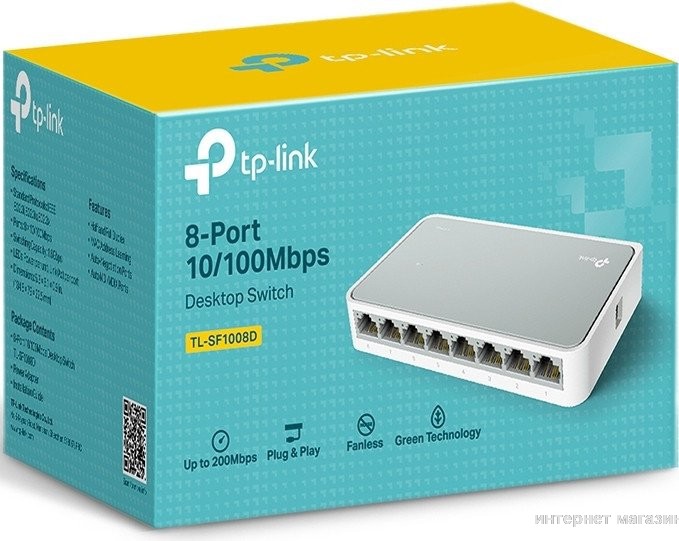 Неуправляемый коммутатор TP-Link TL-SF1008D