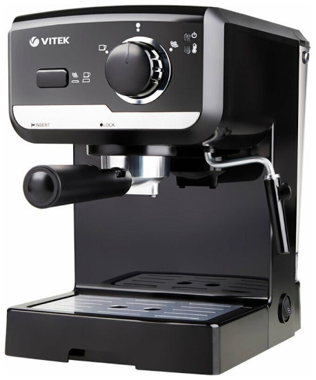 Рожковая помповая кофеварка Vitek VT-1502 BK