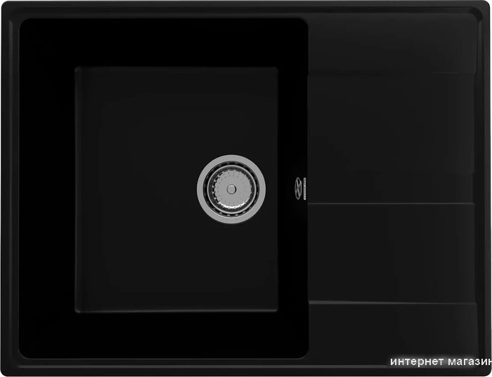 Кухонная мойка Ulgran Quartz Prima 650-07 (уголь)