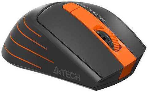 Мышь A4Tech Fstyler FG30 (черный/оранжевый)
