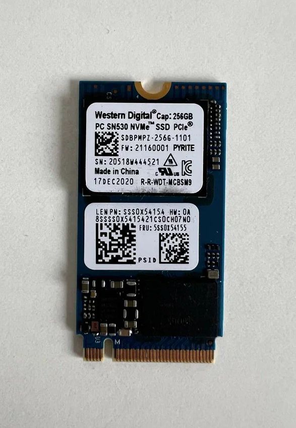 SSD накопитель Western Digital PC SN530 NVMe 256GB SDBPMPZ-256G-1101 (уценка)