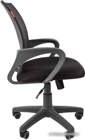 Кресло CHAIRMAN 696 grey (серый/черный)