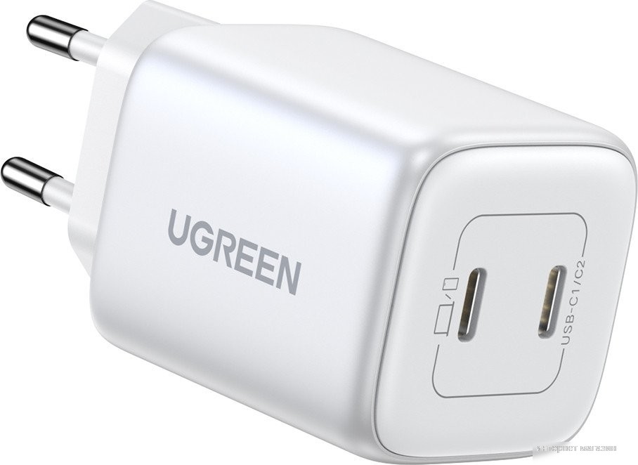 Сетевое зарядное Ugreen CD294 15327 (белый)