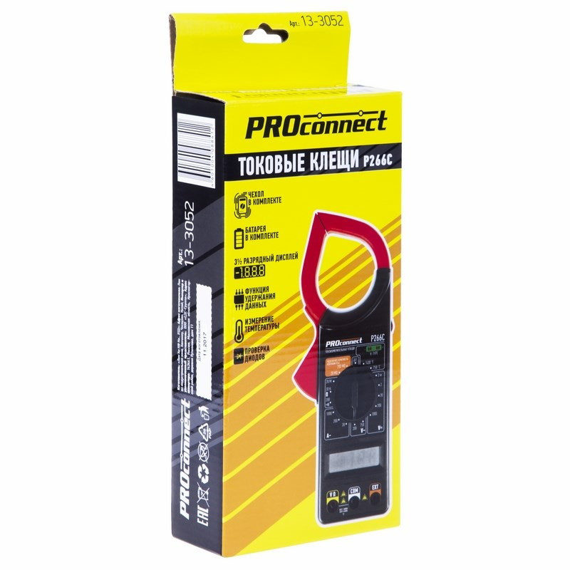 Токовые клещи PROconnect P266C