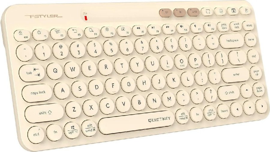 Клавиатура A4Tech Fstyler FBK36C AS (бежевый)