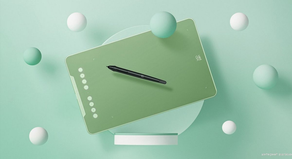 Графический планшет XP-Pen Deco 01 V3 (зеленый)