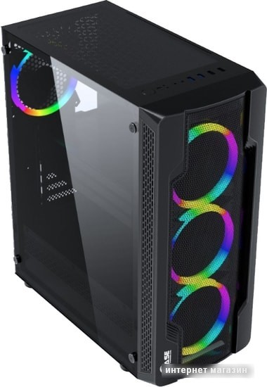 Корпус Powercase Mistral X4 Mesh LED