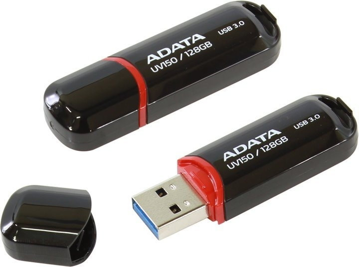 USB Flash A-Data DashDrive UV150 128GB (AUV150-128G-RBK)
