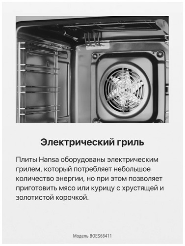 Электрический духовой шкаф Hansa BOES68411
