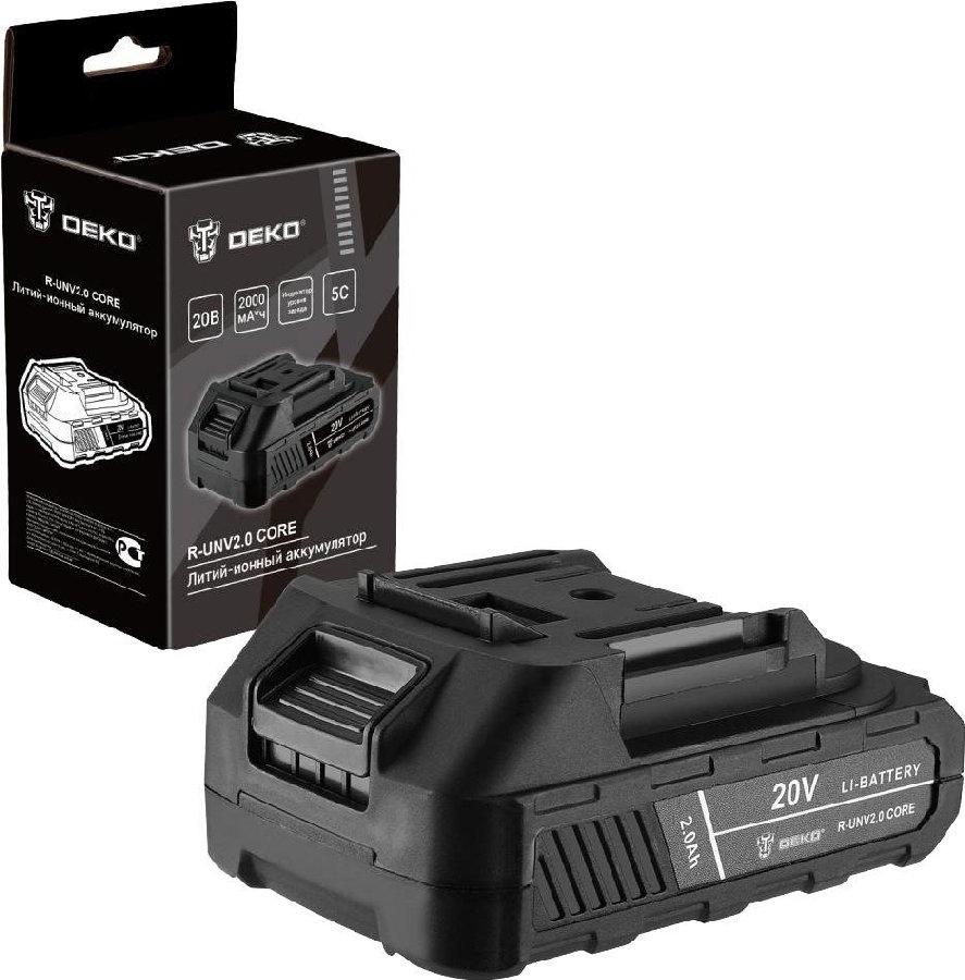 Аккумулятор Deko R-UNV2.0 Core 083-1013 (20В/2 Ач)