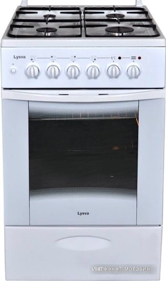 Кухонная плита Лысьва ЭГ 401 МС-2у (стеклянная крышка, белый)