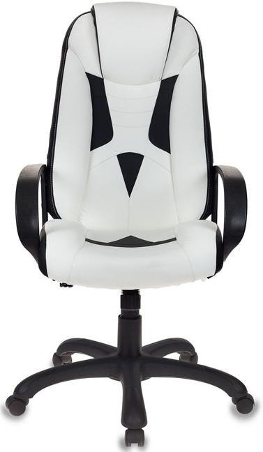 Кресло Бюрократ VIKING-8/WH+BLACK (белый/черный)