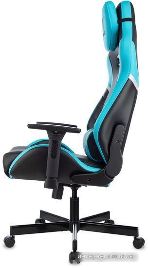 Кресло Knight Thunder 5X (черный/голубой)