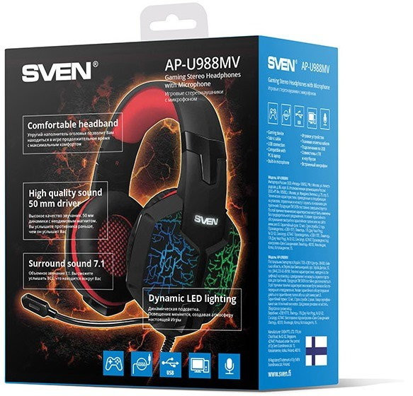 Наушники SVEN AP-U988MV