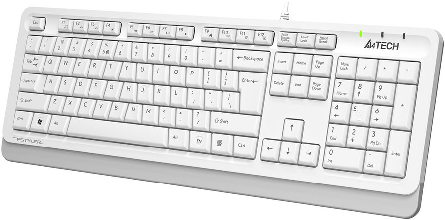Клавиатура A4Tech Fstyler FKS10 (белый/серый)