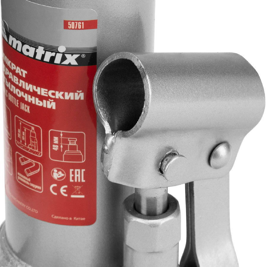 Бутылочный домкрат Matrix 50761 2т