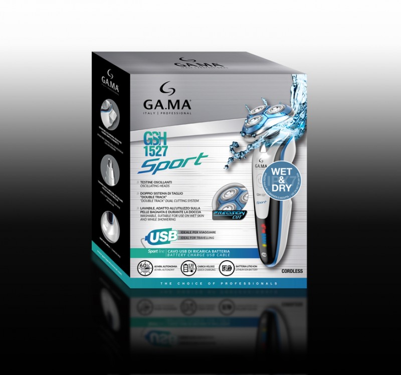 Электробритва GA.MA GSH1527 Sport HF (GM0616)
