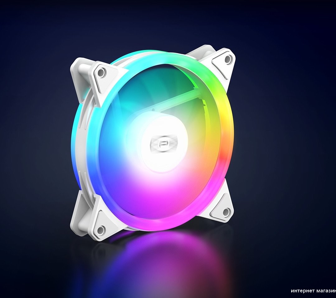 Вентилятор для корпуса PCCooler F3 T120 ARGB (белый)