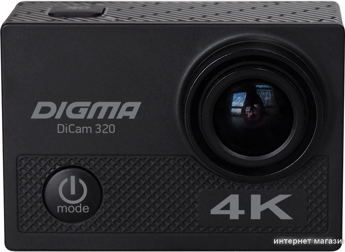 Экшен-камера Digma DiCam 320 DC320 (черный)