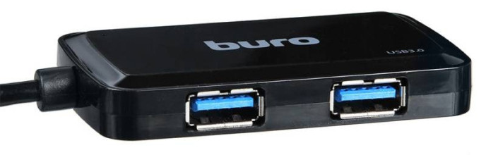 USB-хаб Buro BU-HUB4-U3.0-S
