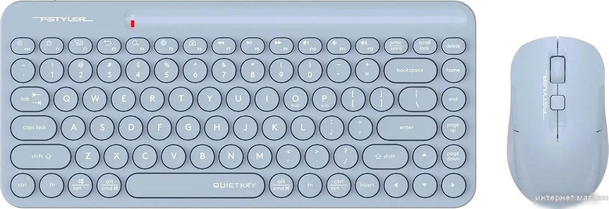 Офисный набор A4Tech Fstyler FG3200 Air2 (синий)
