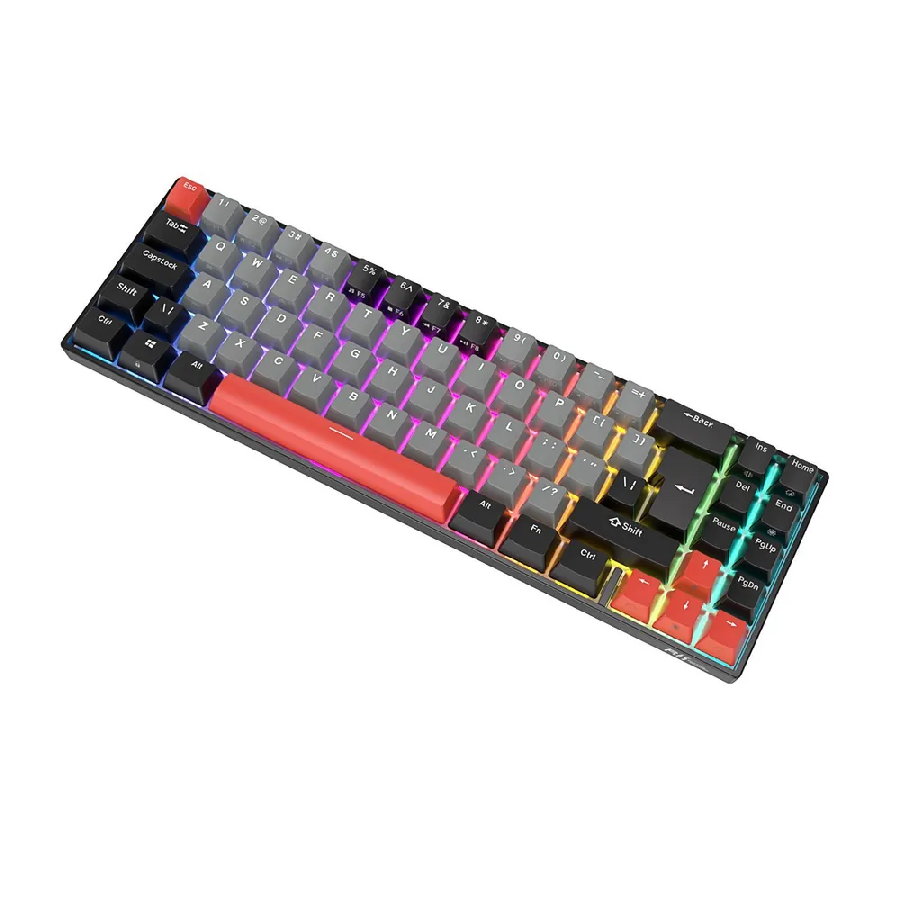Беспроводная клавиатура Royal Kludge RK71 ISO RGB (черный, RK Brown)