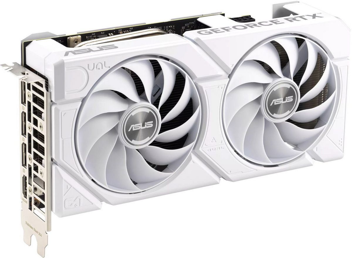ASUS Dual GeForce RTX 4060 Ti Evo White OC Edition 8GB GDDR6 DUAL-RTX4060TI-O8G-EVO-WHITE