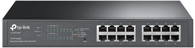 Настраиваемый коммутатор TP-Link TL-SG1016PE