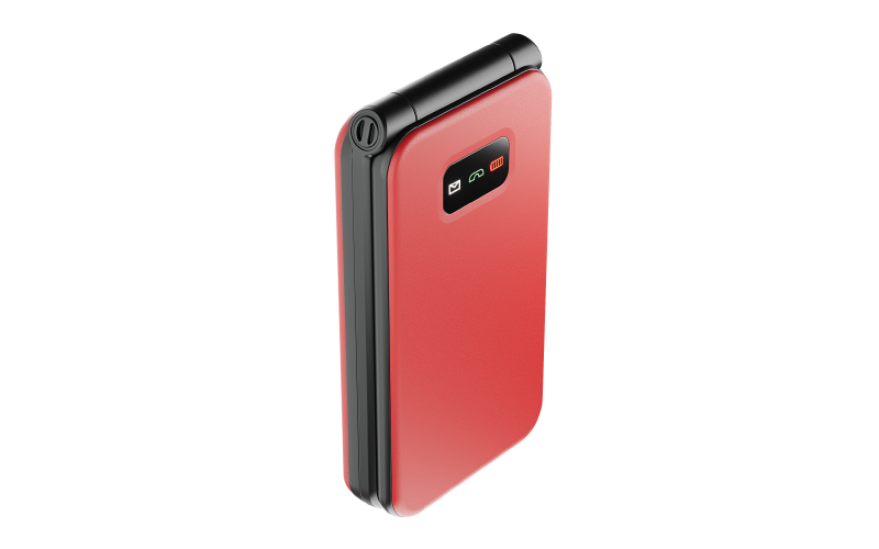Телефон Olmio F19 (красный)