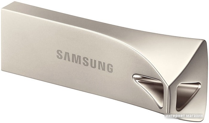 USB Flash Samsung BAR Plus 64GB (серебристый)