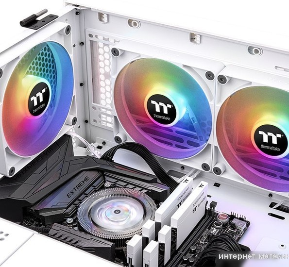 Вентилятор для корпуса Thermaltake CT120 ARGB Sync White 2-Fan Pack CL-F153-PL12SW-A
