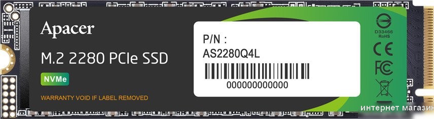 SSD Apacer AS2280Q4L 512GB AP512GAS2280Q4L