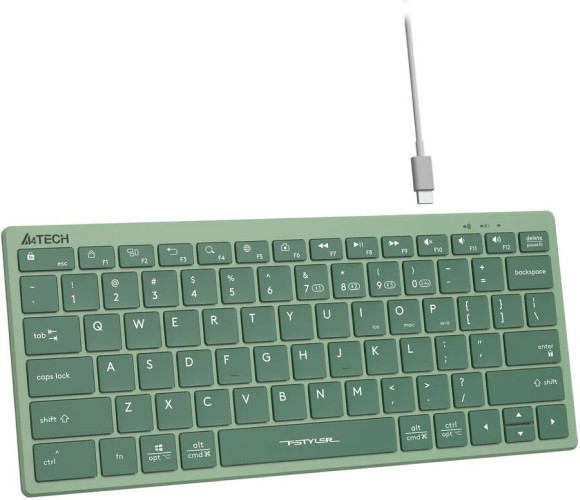 Клавиатура A4Tech Fstyler FBX51C (зеленый)