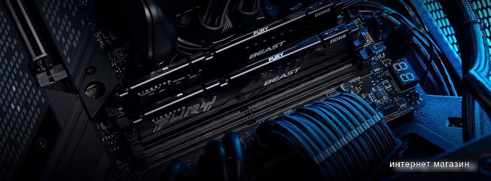 Оперативная память Kingston FURY Beast 2x16ГБ DDR5 6400 МГц KF564C32BBK2-32