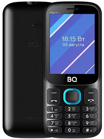 Мобильный телефон BQ-Mobile BQ-2820 Step XL+ (черный/голубой)