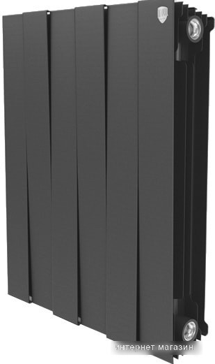 Биметаллический радиатор Royal Thermo PianoForte 500 Noir Sable (7 секций)