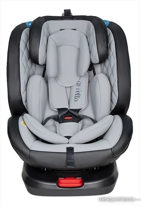 Детское автокресло Farfello YB102A(2) (серый/экокожа)