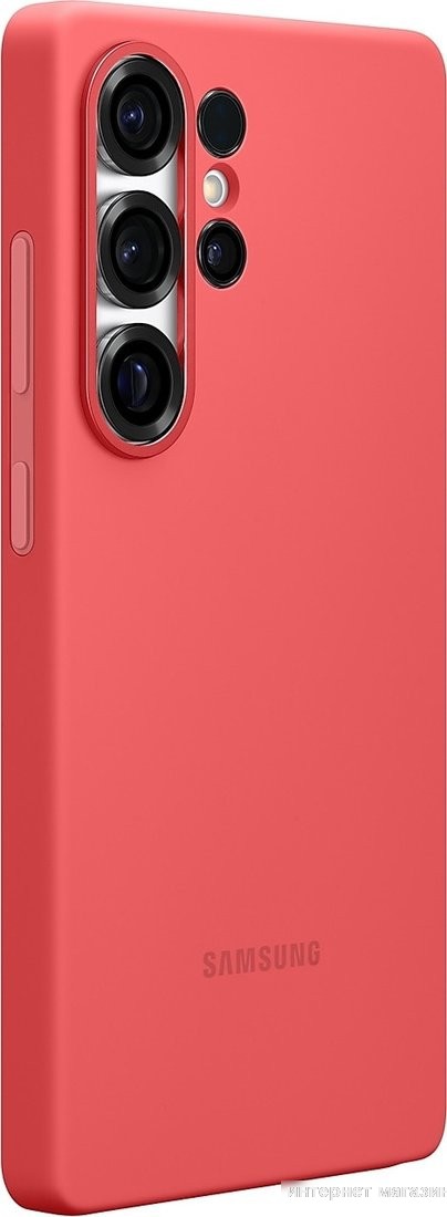 Чехол для телефона Samsung Silicone Case Galaxy S25 Ultra (красный)