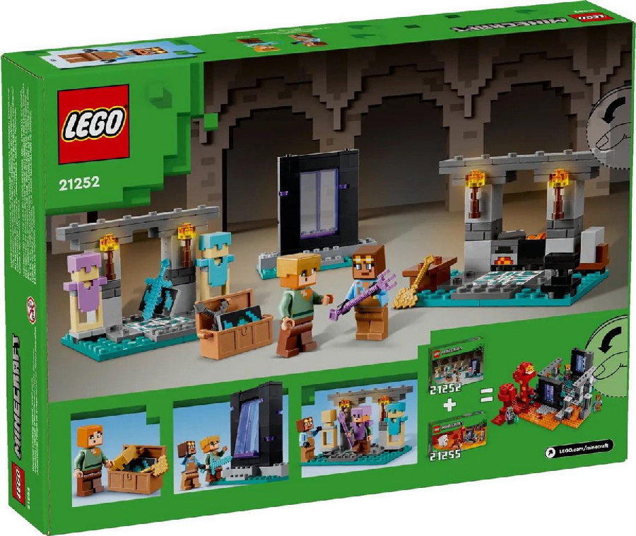 Конструктор LEGO Minecraft 21252 Оружейная комната