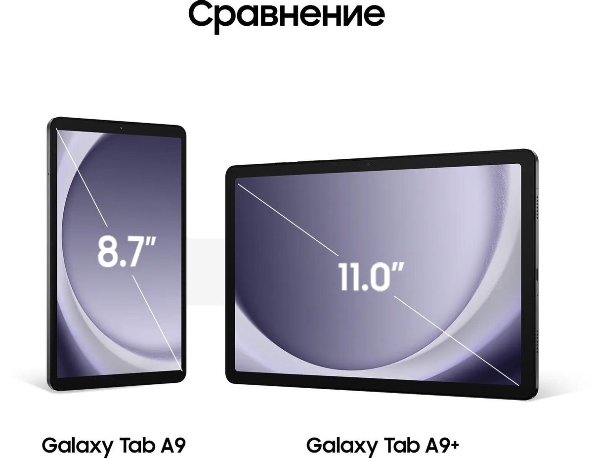 Планшет Samsung Galaxy Tab A9 Wi-Fi SM-X110 4GB/64GB (графит)